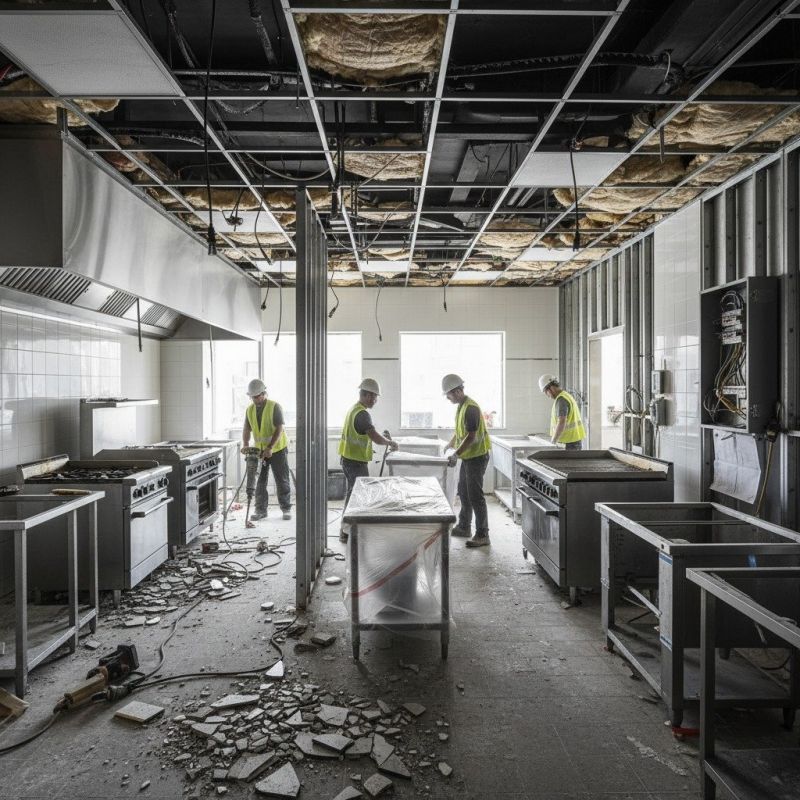 Restaurant Kitchen Remodeling detail